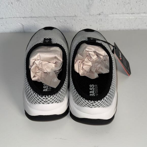 GH Bass, bass outdoor, Women's Aqua Mesh Slide Flats, white/ black 7.5m - Picture 5 of 14